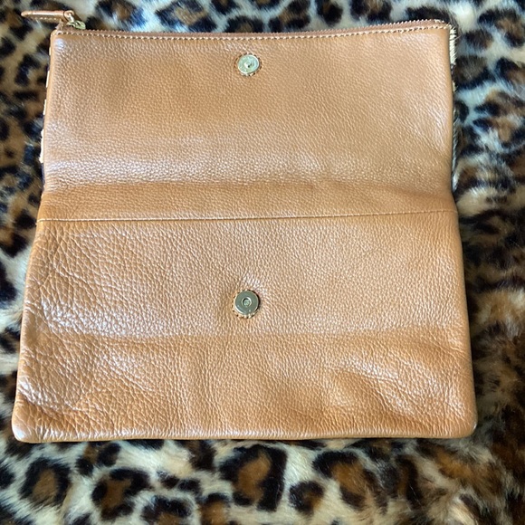 Super cute leather fold over pouch. - Picture 2 of 7